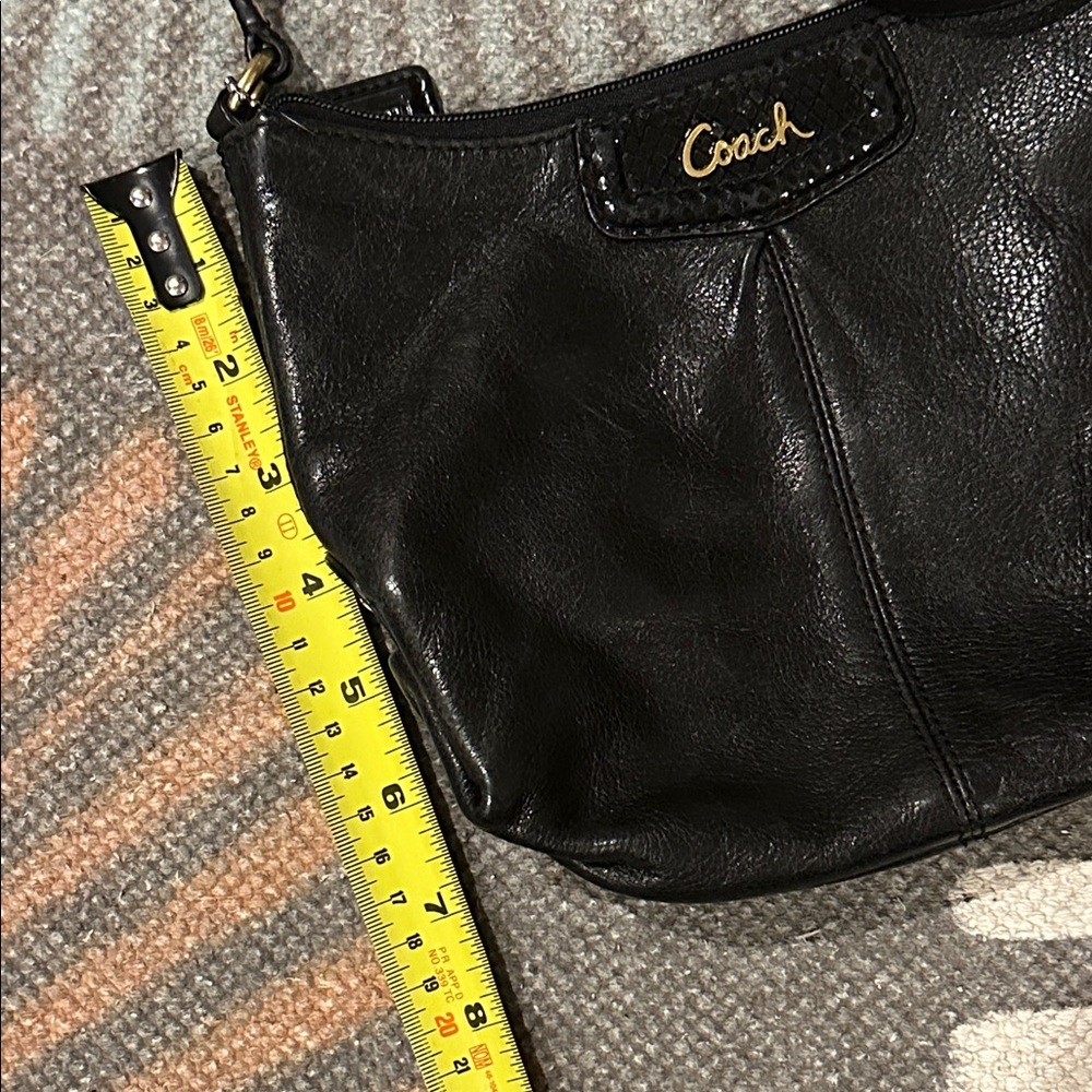 Black Leather Crossbody Bag - Picture 8 of 8